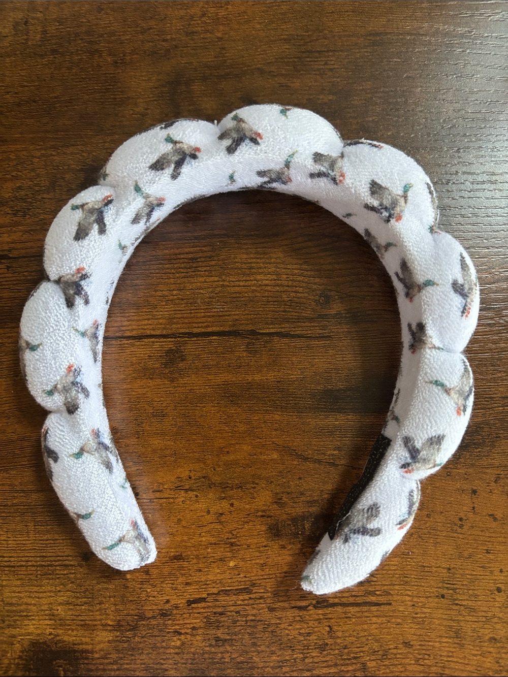 White Mallard Duck Headband for Women
